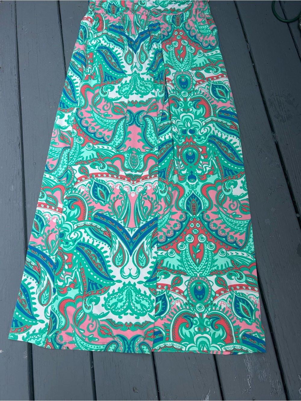 Tracy Negoshian Women’s Green & Pink Pants xl
